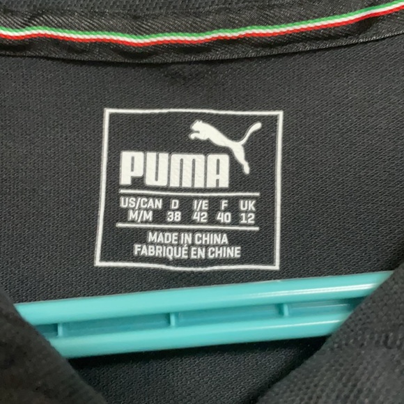 Puma Ferrari Black Polo Tee - Picture 6 of 9
